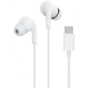 Auriculares Intrauditivos Xiaomi Earphones Tipo-C/ con Micrófono/ USB Tipo-C/ Blancos - Imagen 1