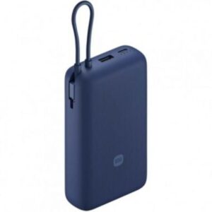 Powerbank 20000mAh Xiaomi 33W Power Bank Integrated Cable/ 33W/ Azul - Imagen 1
