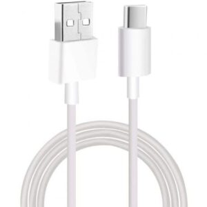 Cable USB 2.0 Xiaomi Mi USB-C/ USB Tipo-C Macho - USB Macho/ 1m/ Blanco - Imagen 1