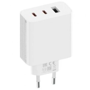 Cargador de Pared GaN Xiaomi 67W Gan Charger 2C1A 2xUSB Tipo-C/ 1xUSB/ 67W - Imagen 1