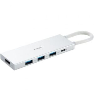 Docking USB 3.0 Tipo-C Xiaomi 5 en 1/ 3xUSB/ 1xUSB Tipo-C PD/ 1xHDMI/ Blanco - Imagen 1