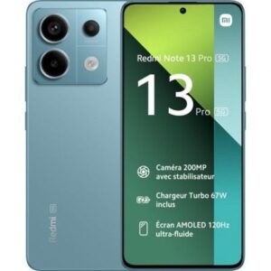 Smartphone Xiaomi Redmi Note 13 Pro NFC 8GB/ 256GB/ 6.67'/ 5G/ Verde Azulado - Imagen 1