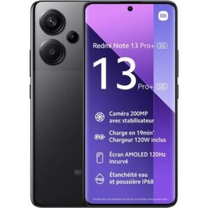 Smartphone Xiaomi Redmi Note 13 Pro+ NFC 8GB/ 256GB/ 6.67'/ 5G/ Negro - Imagen 1